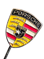 Seltene Anstecknadel Pin Porsche Wappen Abzeichen Nadel Rarität - Original