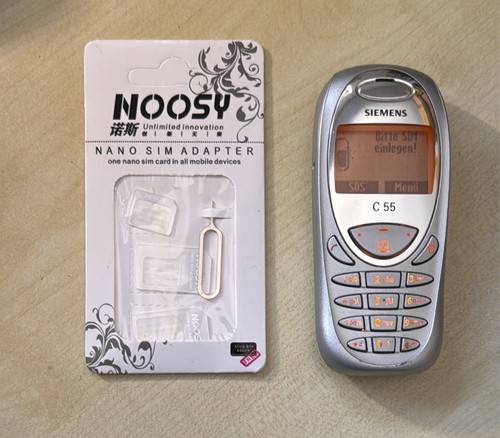 Siemens c55 silber telefon - siemens,