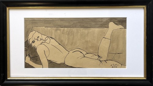 Tusche zeichnung helga vogel - zeichnung,