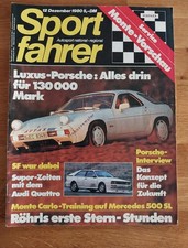 Sportfahrer 12/1980 Audi