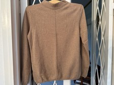Cashmere Merino Pullover gr. 42 Beige 70 % Wolle , 30 % Kaschmir Feinstrick