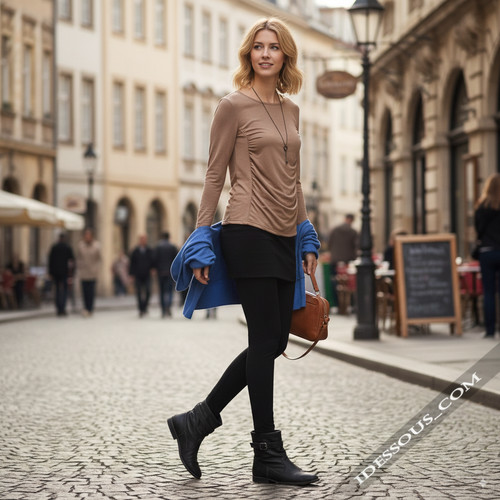 Designer stretch leggings mit - stretch,
