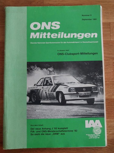 Ons mitteilungen 1981 - mitteilungen, 09/1981