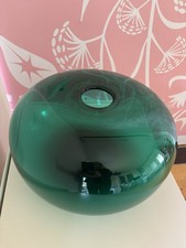 IKEA | Große stylische Vase "Stockholm" 1999 | Glas | grün | rund | mit Etikett