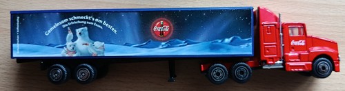 Coca cola werbetruck - werbetruck, 1:87