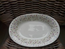 Bavaria Elfenbein Porzellan  Blumendekor Streublumen Servierschüssel Vintage 801