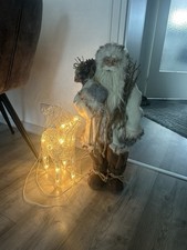 Weihnachtsmann, 60 Cm Und Rentier