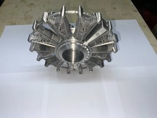 9-Zylinder Sternmotor Attrappe für Modelle ohne Motorhaube