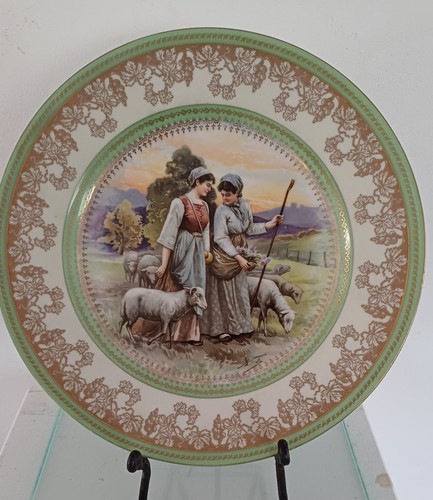 Handgemalter porzellanteller - handgemalter,
