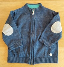ZARA Baby Strickjacke blau  6- 9 Mon./ Gr. 74 mit Reißverschluss