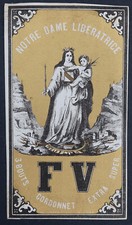 Altes Etikett 1870 FIL DE LIN