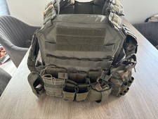 KSK EGB Bundeswehr Plattenträger Inkl. Taschen Und Battlebelt Flecktarn oliv
