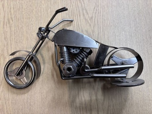 Deko motorrad aus metall - deko,