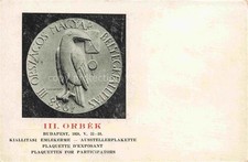 BUDAPEST HU Aussteller Plakette