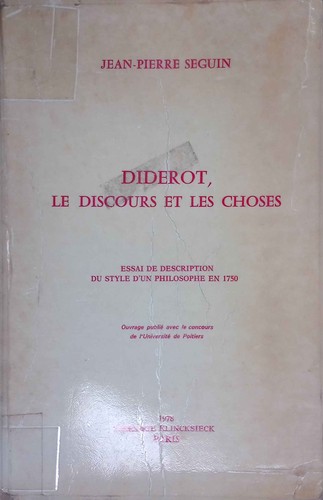 Diderot discours et les - le,