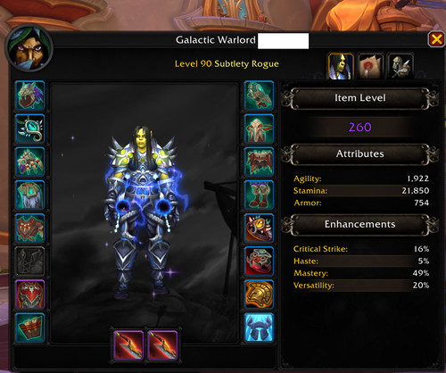 Wow account highend blitz - wow,