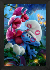 Schlumpf bedeckt mit Küssen