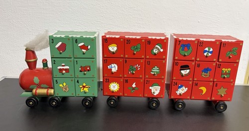 Vintage zug adventskalender - zug,