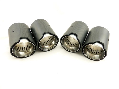 Carbon matt auspuffblenden - carbon,