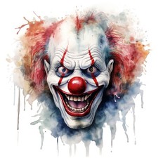 9X9 cm Autoaufklebe Gruseliger