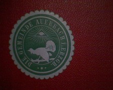 Siegelmarke Die  Gemeinde  Auerbach  i. Erzgb.  