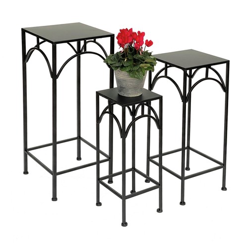Blumenhocker metall schwarz - blumenhocker,