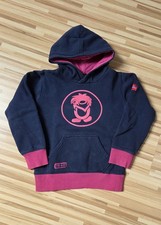 Kapuzenpulli, Hoodie, Trollkids, Gr. 128, blau/pink