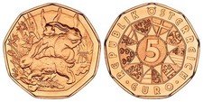 ÖSTERREICH  5 EURO 2026