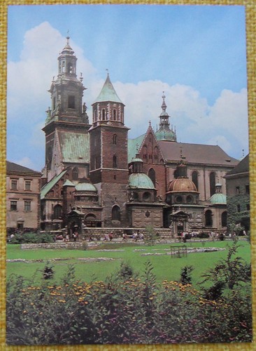 Ansichtskarte kraków kirche - ansichtskarte,