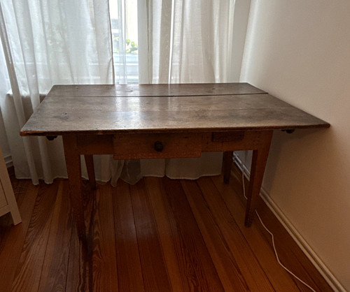 Vintage holz schreibtisch - vintage, holz-schreibtisch