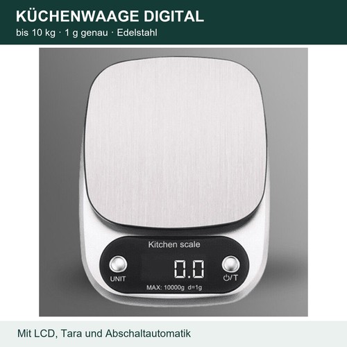 Küchenwaage digital kg - küchenwaage,