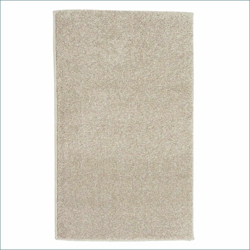 Webteppich einfarbig beige