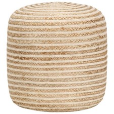 Handgefertigter Pouf | Jute