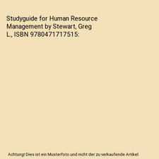 Studyguide for Human Resource