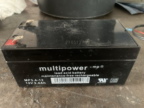Multipower mp3 bleiakku - mp3,4-12,