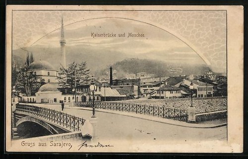 Ansichtskarte sarajevo - ansichtskarte,