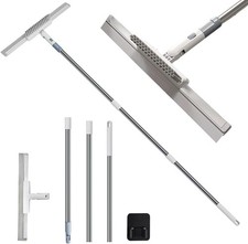 Duschabzieher Edelstahl 124 cm