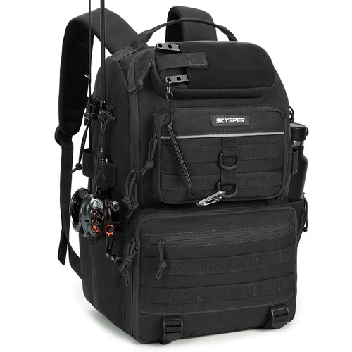 Angelrucksack 40l mit - angelrucksack,