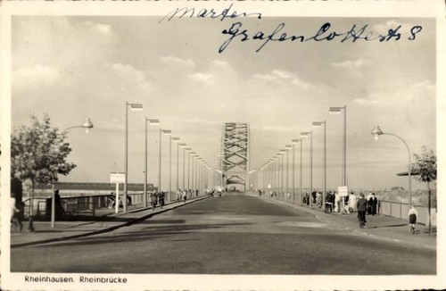 Rheinhausen duisburg im - ak,