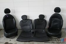 LEDERAUSSTATTUNG SCHWARZ Original MINI COOPER R56 S + Sportsitze + Leder Sitze 