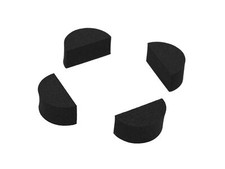 Set: 4x Verschlußstopfen Rahmen, oben - für Simson KR51 Schwalbe, KR50