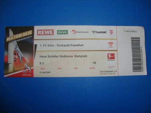 Ticket fc köln - ticket, 1.