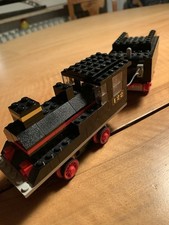 LEGO Eisenbahn 122 Lok Zug mit Tender, Schienen, Signal, 4,5V Batteriebetrieben