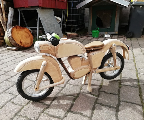 Handgefertigtes motorrad - handgefertigtes,