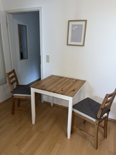 Hagge Home ESSTISCH Massivholz 68/68/75 Cm + 2 Stühle Top Zustand