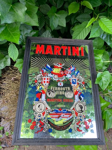 Martini spiegel vintage rossi - vintage,