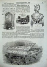 Alter antiker Druck 1856