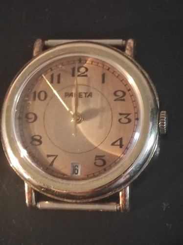 Vergoldete uhr raketa udssr - vergoldete, "raketa"