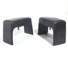Front Rubber Bumper Pair For