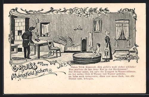 Künstler mansfeld - künstler-ak,